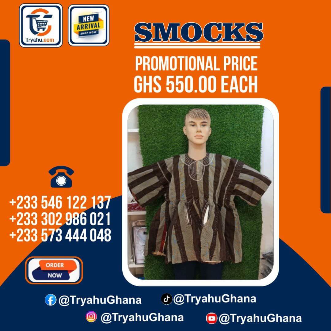 Premium Ghanaian Northern Smocks – Authentic Handwoven Smocks | Tryahu